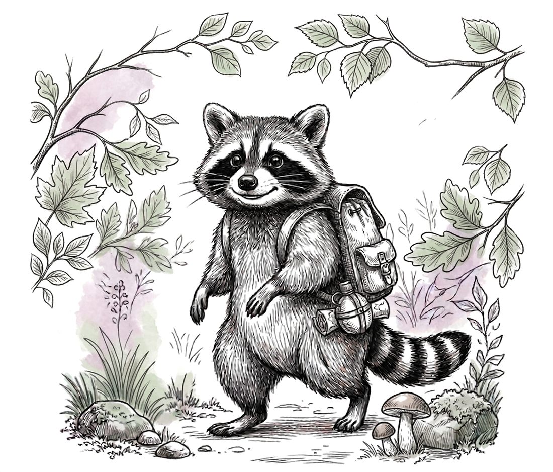 Forest Walk – Illustration